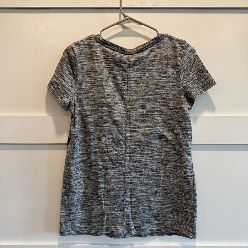 Victoria's Secret Gray and Black V-Neck Tee - Picture 5 of 6
